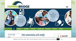 Desktop Screenshot of humanbridge.se